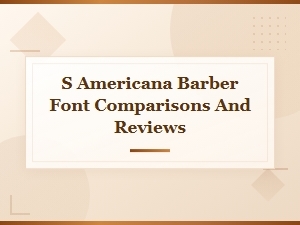 Americana Barber Font Comparisons and Reviews of Classic Vintage Styles